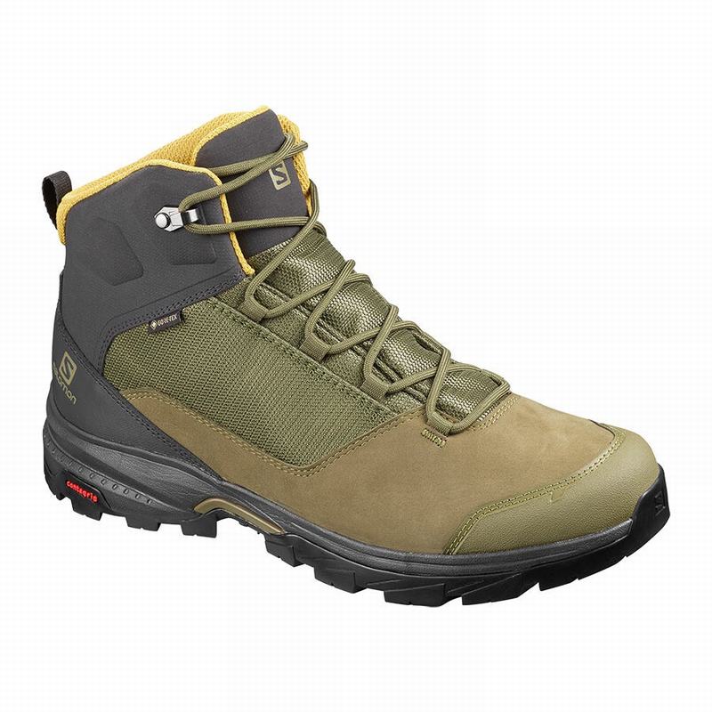 Botas De Montaña Salomon Hombre Verde Oliva - Salomon Argentina OUTWARD GORE-TEX ,602513-NCQ